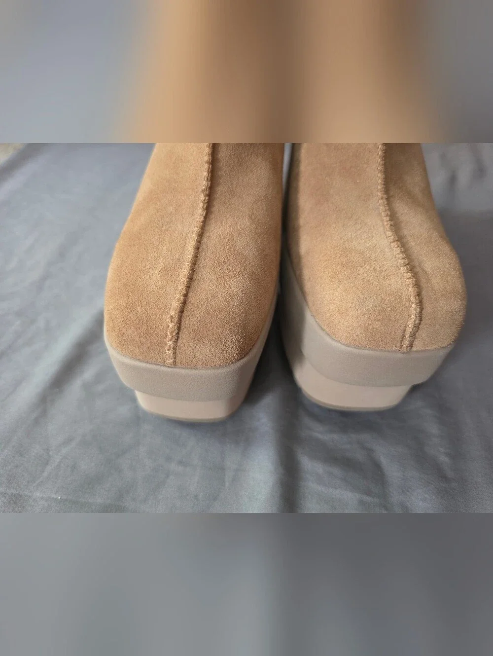 UGG Women's Classic Ultra Mini New Heights Platform Boots Chestnut USA 9